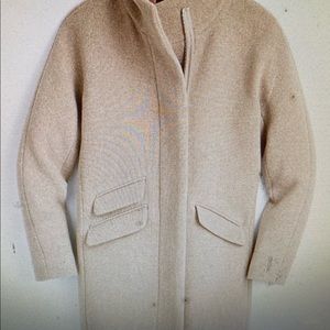 J Crew cocoon coat in Italian stadium cloth wool